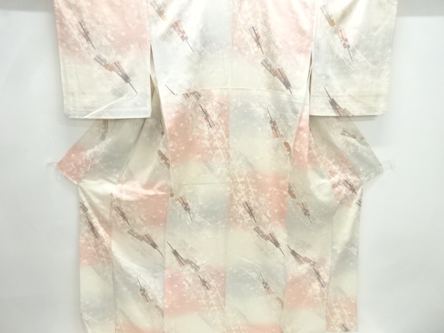 JAPANESE KIMONO / HITOE KOMON / FLOWER & BIRD